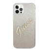 Guess GUHCP12LPCUGLSGO iPhone 12 Pro Max6,7 złoty/gold hardcase Glitter Gradient Script